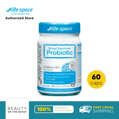 [Authorized Store] Life Space Broad Spectrum Probiotic 60 Caps [BeautyBeast.SG]