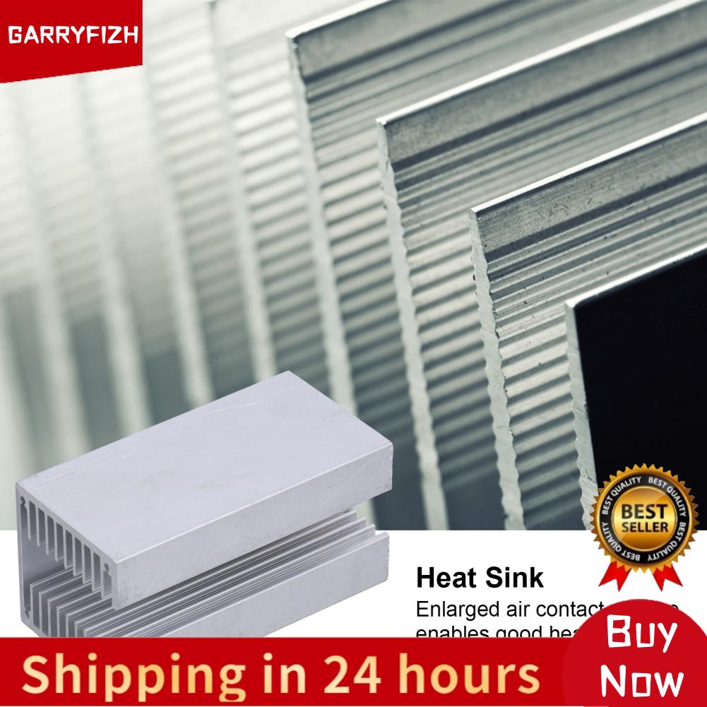 GARRYFIZH Uslot ทรานซิสเตอร์ HighPower หลอดอ่างความร้อนอลูมิเนียม 100x50x50 มม Thermal Cooler Cooling สำหรับ Set Top กล่อง LED เครื่องเล่นเราเตอร์ ราคา 215 บาท*ส่งฟรี