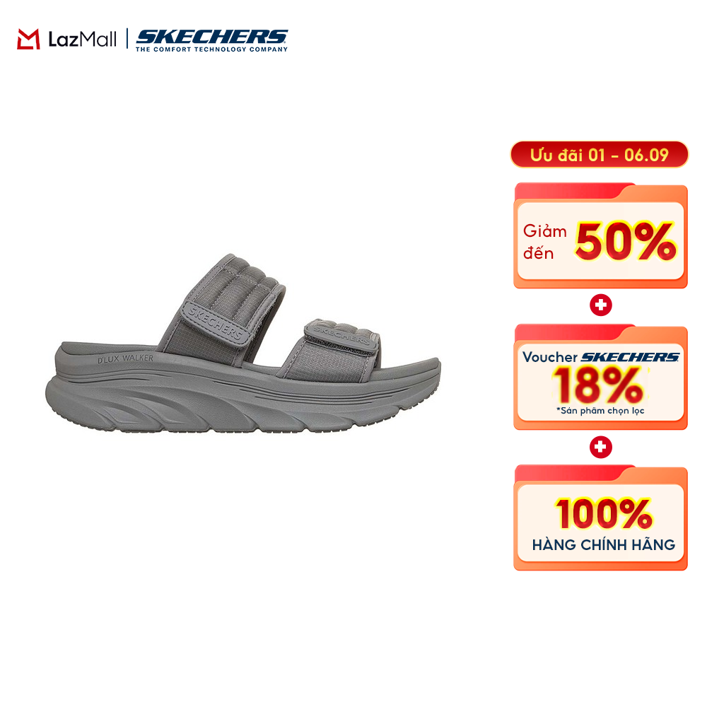 [Chỉ 1-6.9 - Voucher Skechers 18% + Voucher LZD 18%] Xăng Đan/Dép Nữ Skechers Sport Comfort D'Lux Walker Sandal Poolside Perfect - 163587-CCL