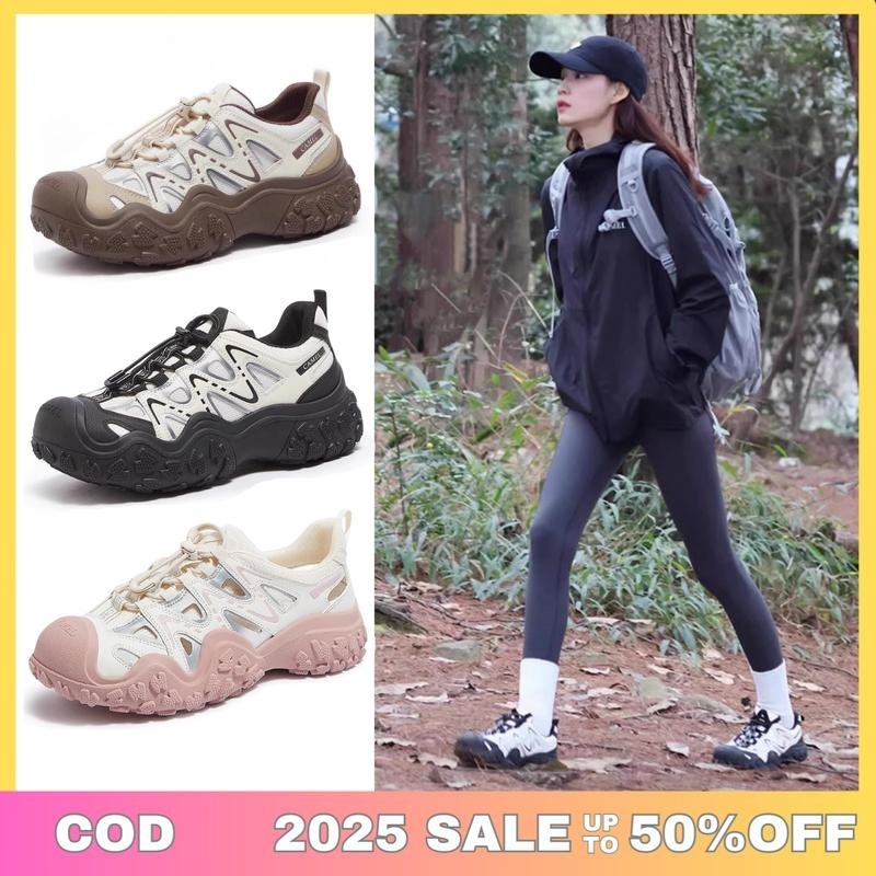 (Free Gift) Sports Sandals Floral Print Beach Shoes Outdoor Shoes for Women L23M076138S/L24A076735/L24A255723/L24A469693/L24S076620A Cute ราคา 131 บาท*ส่งฟรี