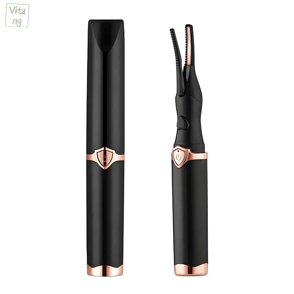 VITANG Không viền Máy uốn mi điện Góc rộng Uốn tóc lâu dài Kẹp mi Dễ sử dụng Sạc USB Thiết bị uốn mi có nhiệt Định hình