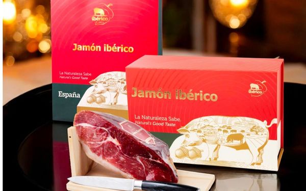Đùi heo muối Jamon Iberico Cebo 1kg - nhập khẩu Tây Ban Nha