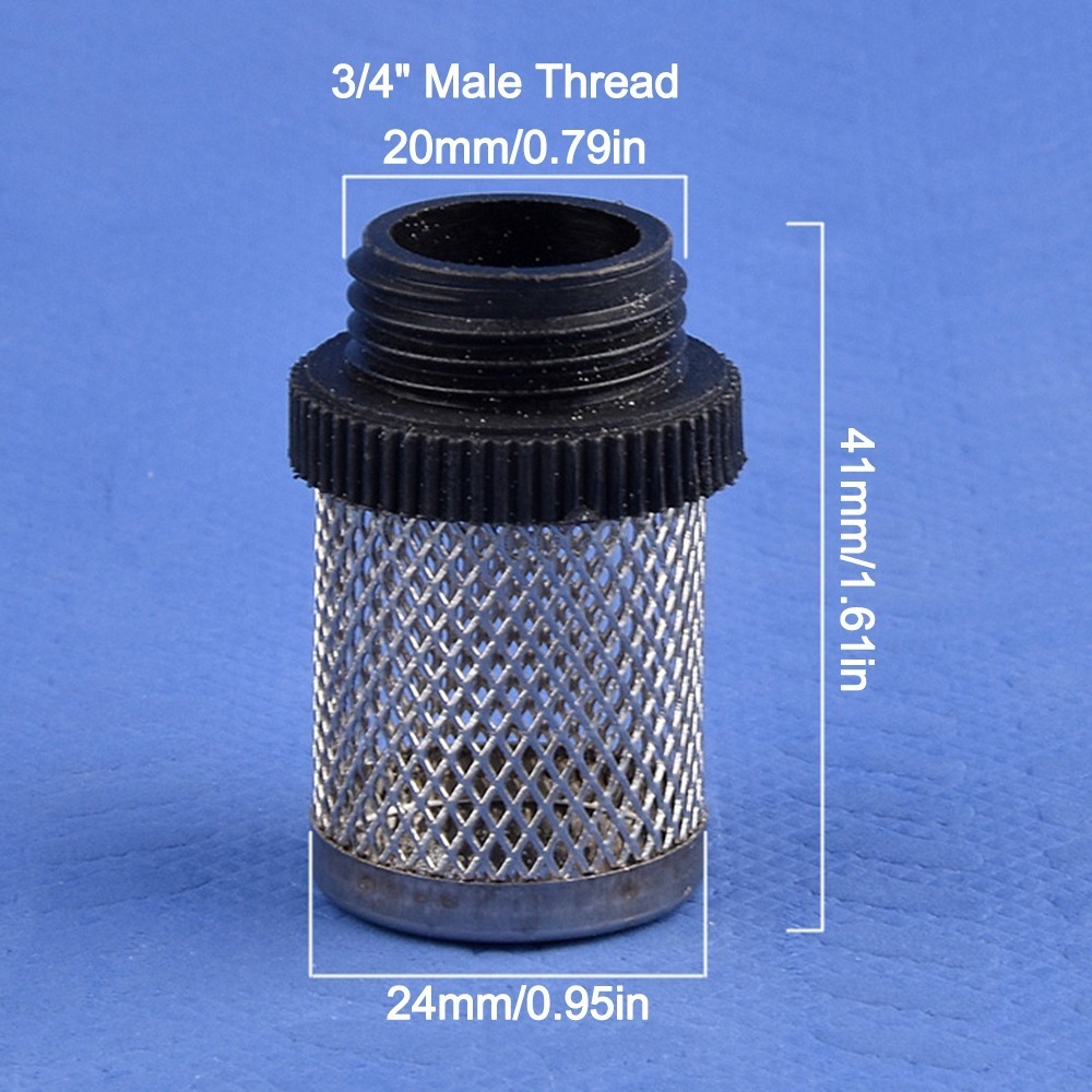 HUISHU 1Pc Nước sạch Bộ lọc ống Bộ lọc chung Lắp đặt bơm nước Bộ lọc bơm nước  1/2''~2'' Bộ lọc màn hình lưới cho bể cá thủy sinh tưới nhỏ giọt - 6