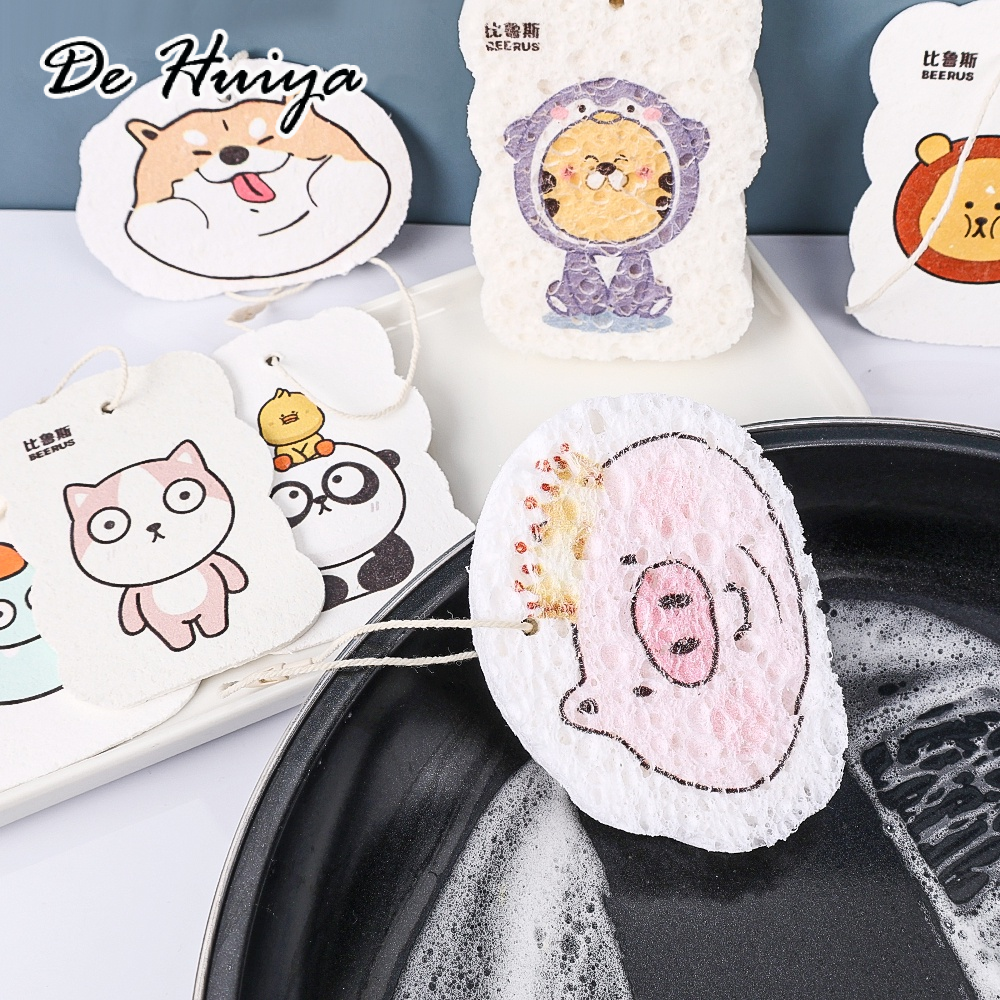 DEHUIYA การบีบอัดถ้วยดูดรูปแบบการ์ตูนสองด้านแบบสุ่ม ราคา 27 บาท*ส่งฟรี