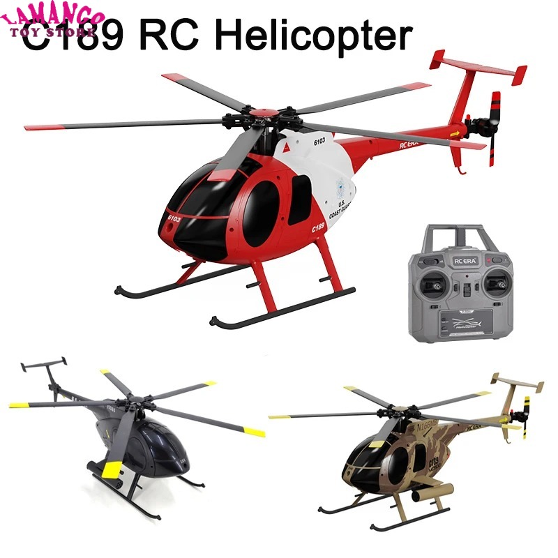 Lamango C189 MD500 Remote Control Helicopter 6 Axis Gyroscope RC Helicopter Toys Dual Brushless Motors Airplane Gifts For Boys Girls ราคา 10,966 บาท*ส่งฟรี