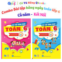 Sách-Combo Bài tập hằng ngày toán lớp 6 - Cả năm-Kết nối tri thức (2 quyển)
