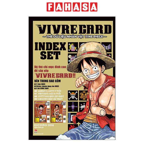 Fahasa - Sách - Vivre Card - Thẻ Dữ Liệu Nhân Vật One Piece Index Set