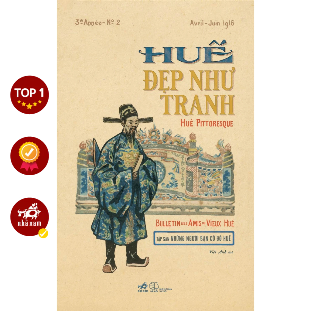 Sách - Huế đẹp như tranh (Hué Pittoresque) (Bìa cứng)