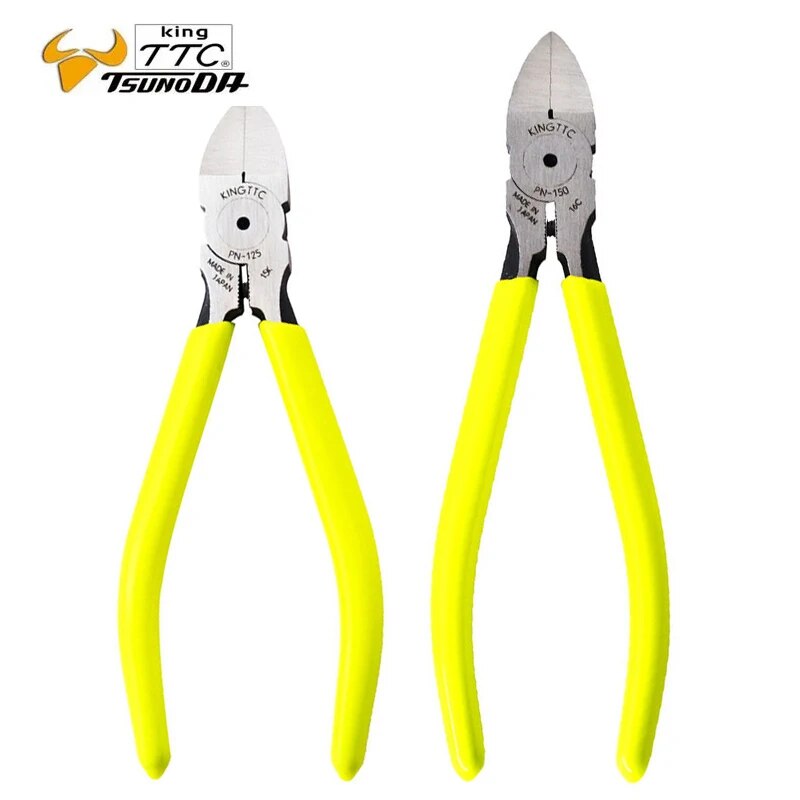 【Be worth】 Tsunoda King Ttc Tools Plastic Plier Wire Cutters For Cutting Plastic Copper Wire Etc Model Diy Cutter Pn-125|150|175|200