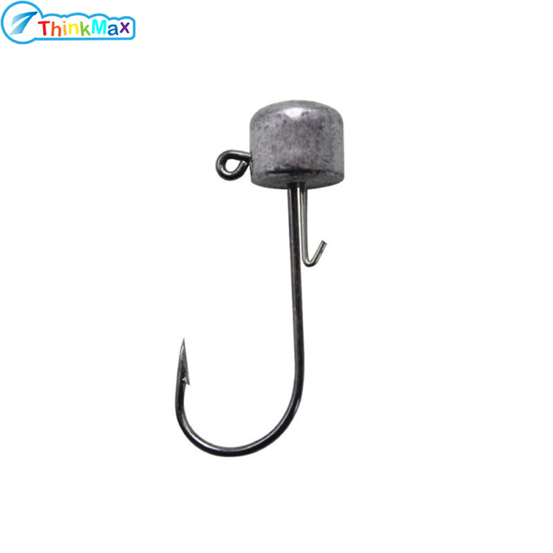 Fishing Hook 2.5g/3.5g/5g/6g Hook Hard Bait Jigging Head Barbed Hooks ราคา 9 บาท*ส่งฟรี