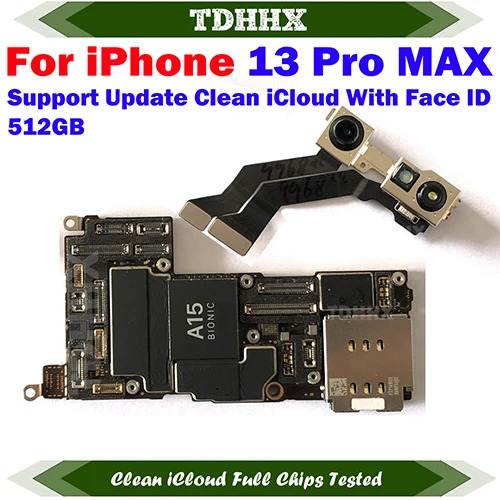 100% Hoạt Động LL/A Cho iPhone 13 Pro max Bo Mạch Chủ Đầy Đủ Chip Bo Mạch Chính Sạch iCloud Đã Kiểm