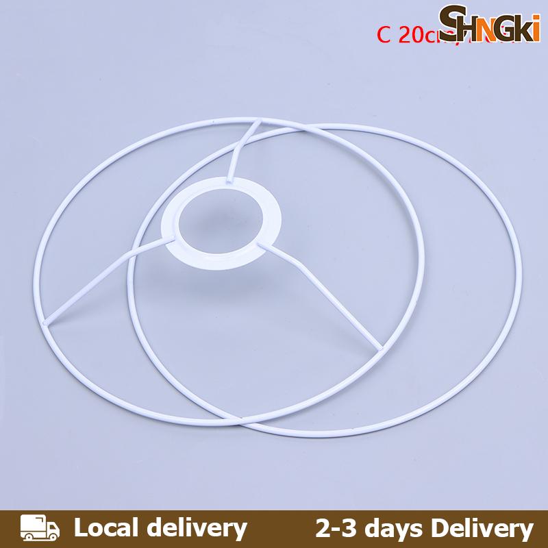 SHNGki Home💖2-3 days Delivery💖 1Set Cylinder Vintage Lampshade Lamp Iron Lamp Frame Shade Accessories For E27 Lamp Socket Chandelier