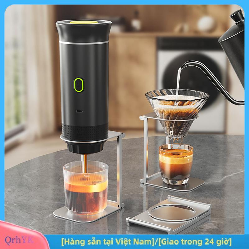 Charm [Hàng sẵn tại Việt Nam] Cà phê Maker đứng, xách tay & có thể gập lại máy pha cà phê đứng, văn phòng cà phê đứng với cơ sở