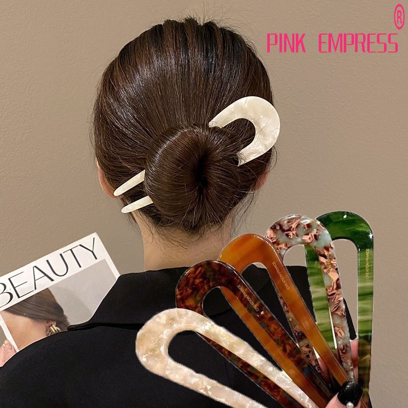 Trâm Cài Tóc Chữ u Cao Cấp Phong Cách vintage Cho Nữ