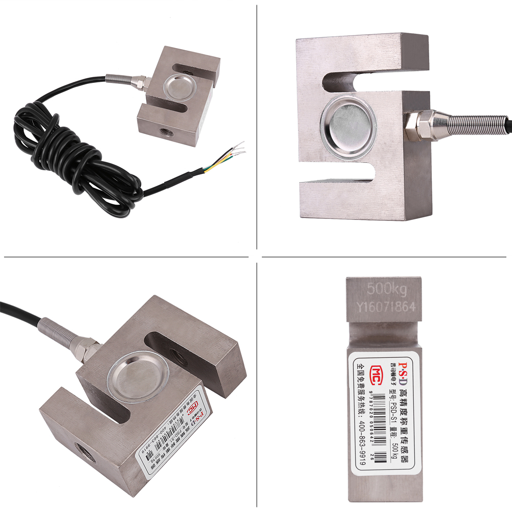 Garosa Cảm biến áp suất loại S Cảm biến cân di động loại chùm tia di động Cảm biến trọng lượng 500kg cho trọng lượng phễu Cân căng thẳng áp suất cao Giá 623,000 Đồng*Miễn phí vận chuyển