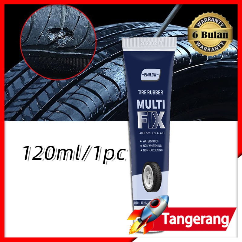 120ml Tire Puncture Glue / Tire Glue Repair Emergency Patch / Car Rubber Tire Repair Glue Harga 45,000 rupiah*Gratis Ongkir