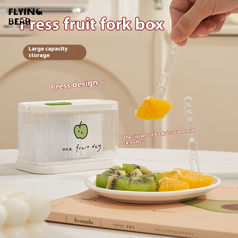 Bay gấu Báo Chí loại nĩa ăn trái cây thiết lập để dễ dàng lưu trữ và sử dụng thuận tiện