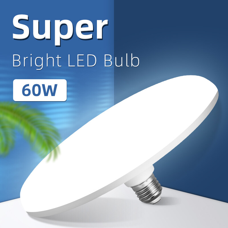 E27 bóng đèn led 220v ufo đèn 20w 30w 40w 60w 100w ampoule đèn bóng đèn led cho chiếu sáng nhà