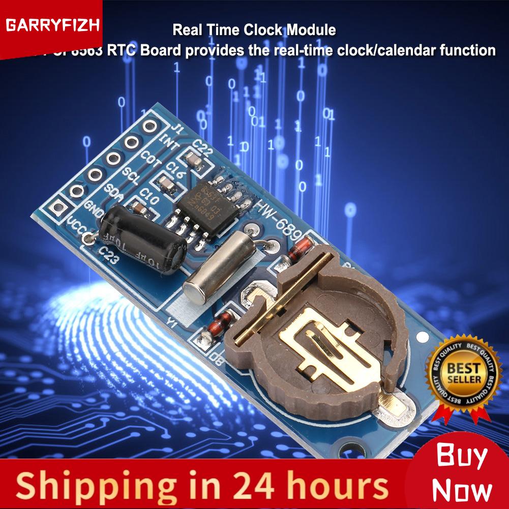 GARRYFIZH PCF8563 PCF8563T 8563 I2C RTC นาฬิกาเวลาจริงโมดูลบอร์ด Fit สำหรับ Arduino ราคา 37 บาท*ส่งฟรี