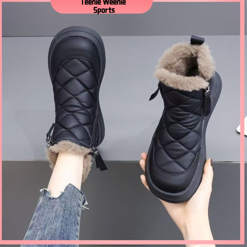 TEENIE WEENIE SPORTS Ấm áp Giày tuyết Dày hơn Đồ nhồi bông Giày Bốt Mùa Đông Nữ  Không trượt Giày cotton dành cho phụ nữ