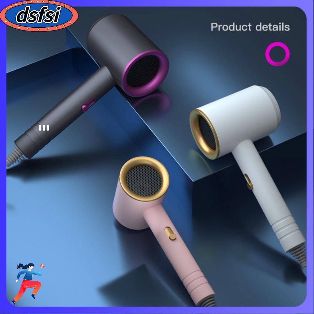 DSFSI Ánh sáng xanh Máy sấy tóc Tốc độ cao ABS Máy sấy tóc  lạnh 2 chiều  Tiếng ồn thấp Máy sấy tóc nhanh khô Cho các tiệm gia đình