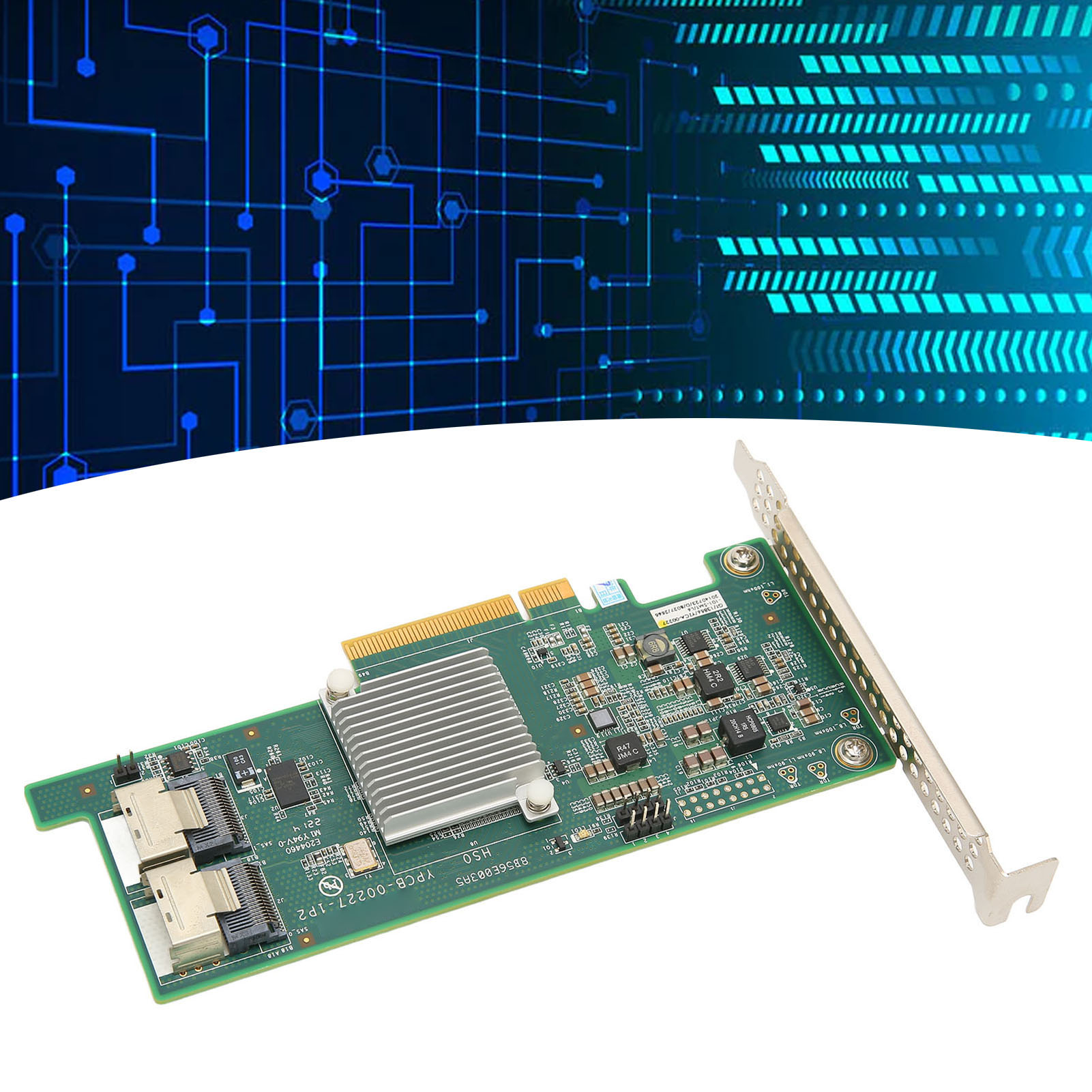 Đĩa mảng thẻ PCB chất liệu PCI E X8 mảng thẻ 6 gam cho cơ sở dữ liệu cho máy chủ đĩa