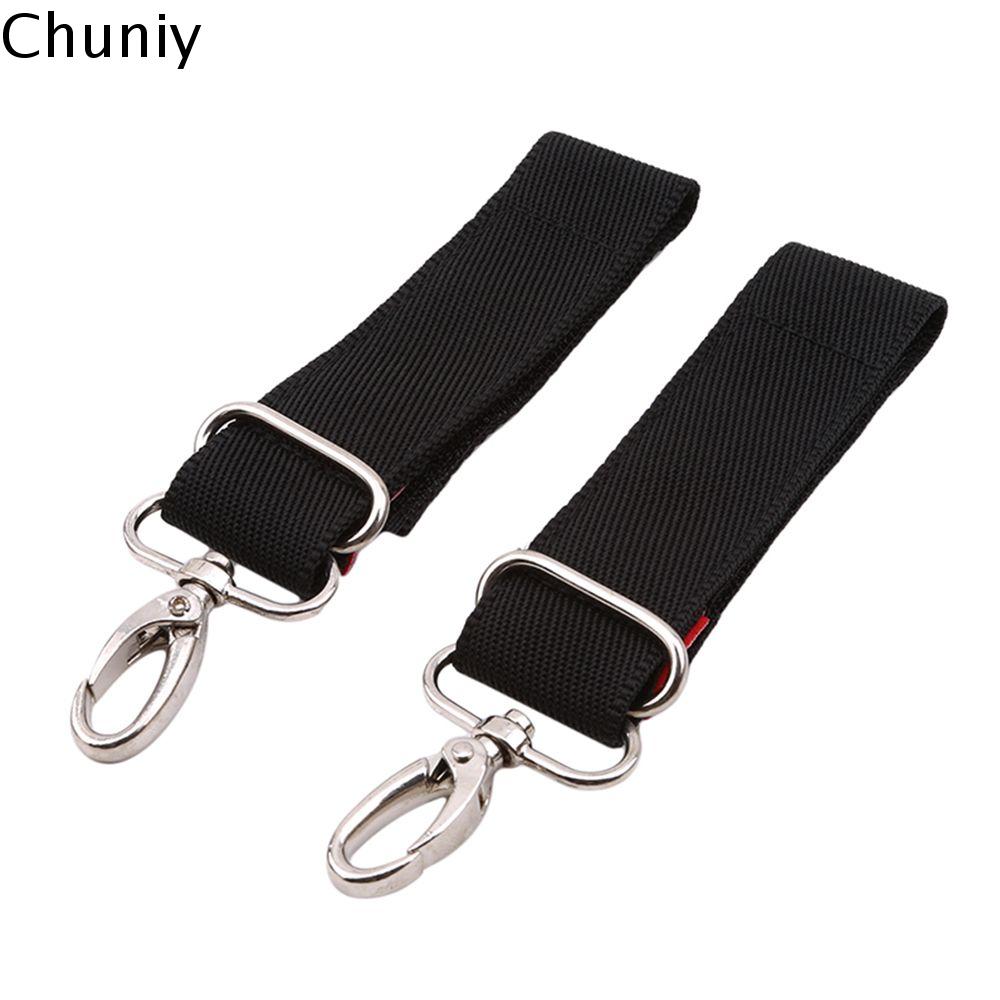 CHUNIY สากล ทารกแรกเกิด 360 องศา สายแขวน ไนลอน คลิปรถเข็นเด็ก อุปกรณ์เสริมสำหรับรถเข็นเด็ก ตะขอเกี่ยวรถเข็น ที่แขวนกระเป๋าผ้าอ้อม