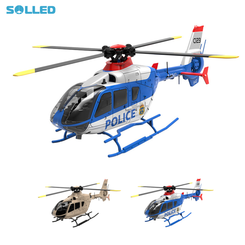C123 Remote Control Helicopter 6CH 2.4G RC Helicopter Toys 6-Axis Gyroscope Flybarless Airplane Model Gifts For Girls Boys ราคา 10,947 บาท*ส่งฟรี