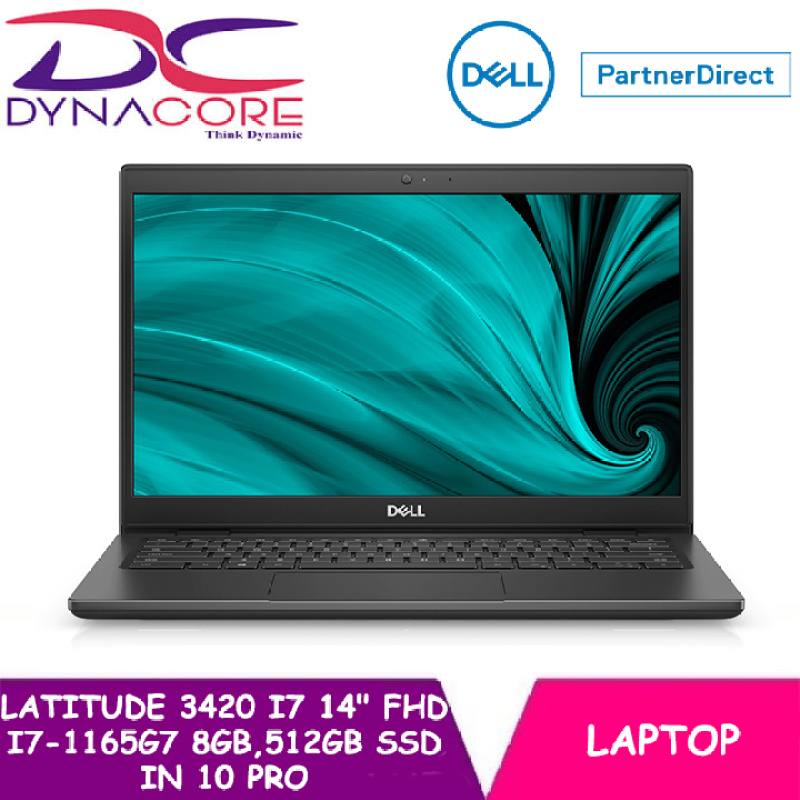 DYNACORE - DELL LATITUDE 3420 BUSINESS MODEL14 FHD (i7-1165G7 | 8GB MEMORY | 512GB SSD | WIN 10 PRO | 3YEARS ON-SITE WARRANTY BY DELL)