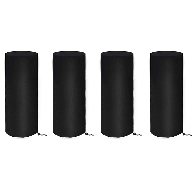 4X Patio Heater Covers Waterproof Outdoor Heater Cover 210D Oxford Waterproof, Windproof, Protection Around 50X50X120 cm