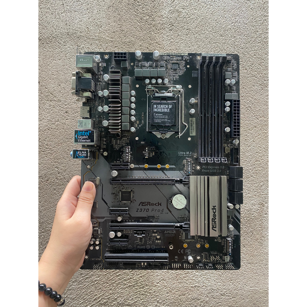 [DKCOMPUTER] Bo mạch chủ MAINBOARD ASROCK Z370 PRO 4 KÈM FE