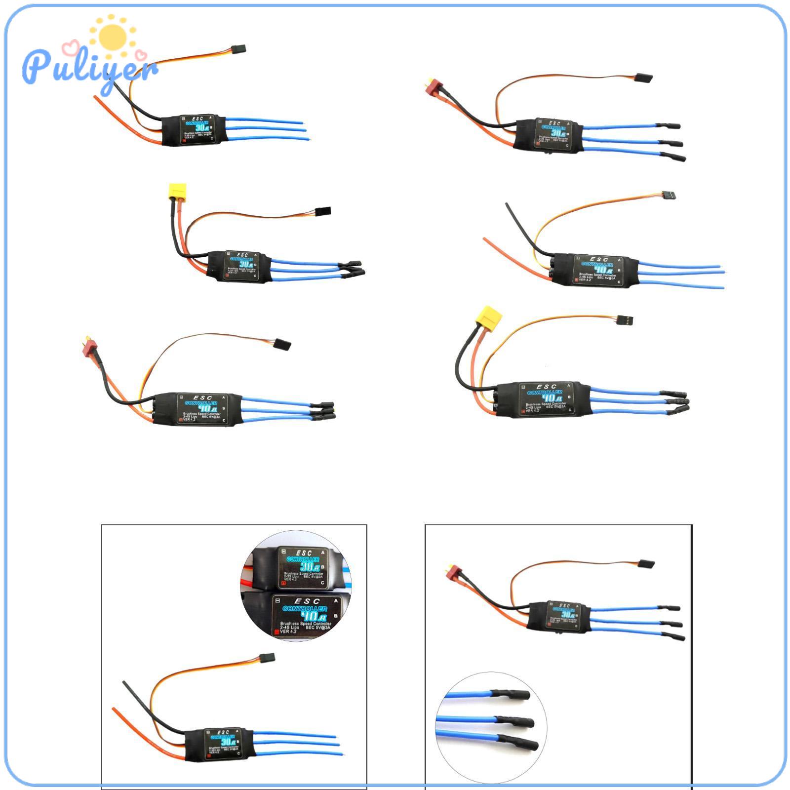 RC Brushless Motor ESC Electric Speed Controller Accs Replace DIY High Performance RC Airplane Brushless ESC for Hobby Model ราคา 583 บาท*ส่งฟรี