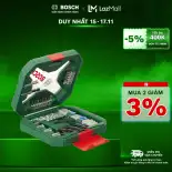 Bộ mũi khoan và tua vít đa năng Bosch X-Line 34 món