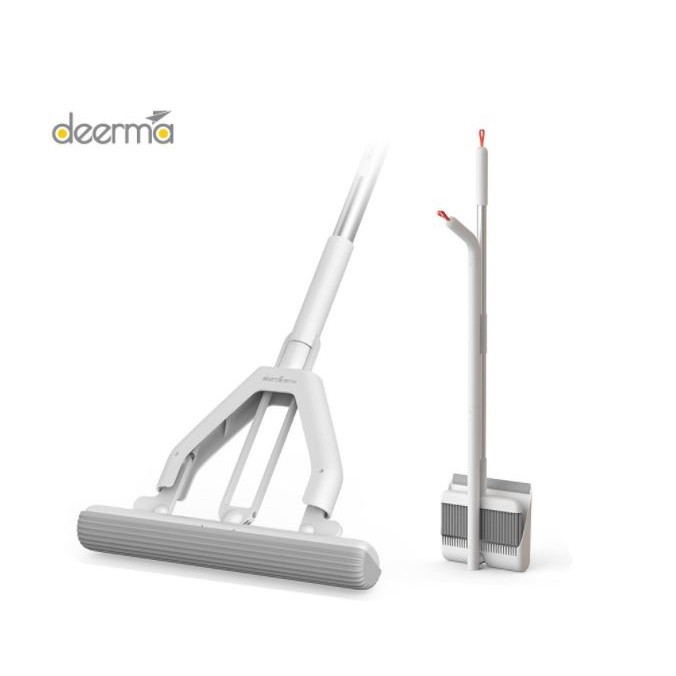 [ของแท้ ประกันศูนย์ไทย] Deerma QJ100 ไม้กวาดพื้น อเนกประสงค์ 3in1 ไม้กวาดพร้อมที่โกยผง ไม้ม๊อบถูพื้น ราคา 2,000 บาท*ส่งฟรี