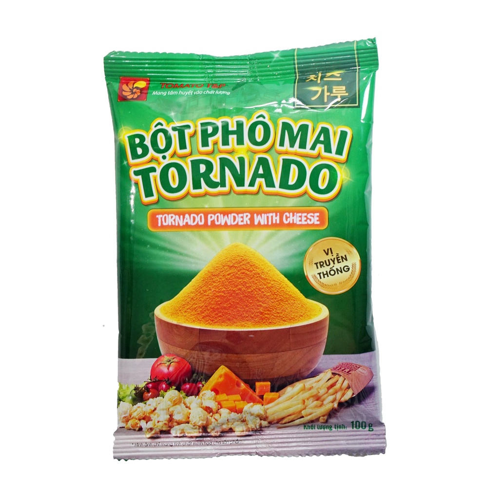 Bột phô mai tornado truyền thống 100g