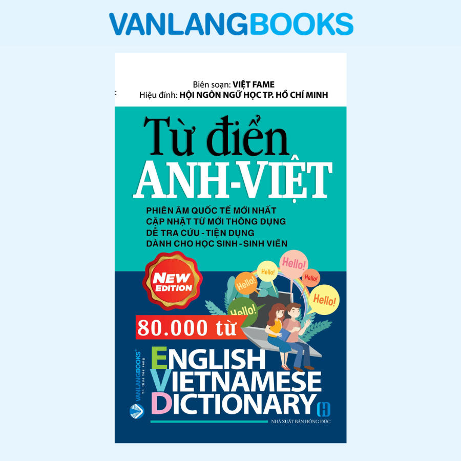 Sách - Từ Điển Anh Việt 80000 Từ - Tái Bản 2026 (Văn Lang)