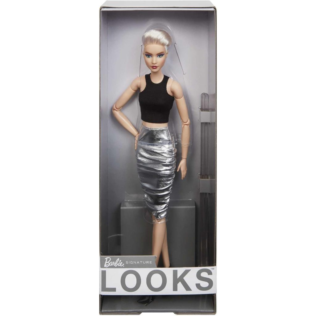 Barbie Signature Looks Doll Original, Blonde Pixie Cut บาร์บี้ ซิกเนเจอร์ ลุคส์ แฟชั่น ผมสั้นสีบลอนด์ ของแท้ ราคา 1,090 บาท*ส่งฟรี
