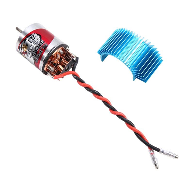 540 Brushed Motor Waterproof with Heat Sink for 1:10 RC Car Crawler SCX10 AXI03007 90046 Gen8 - 2