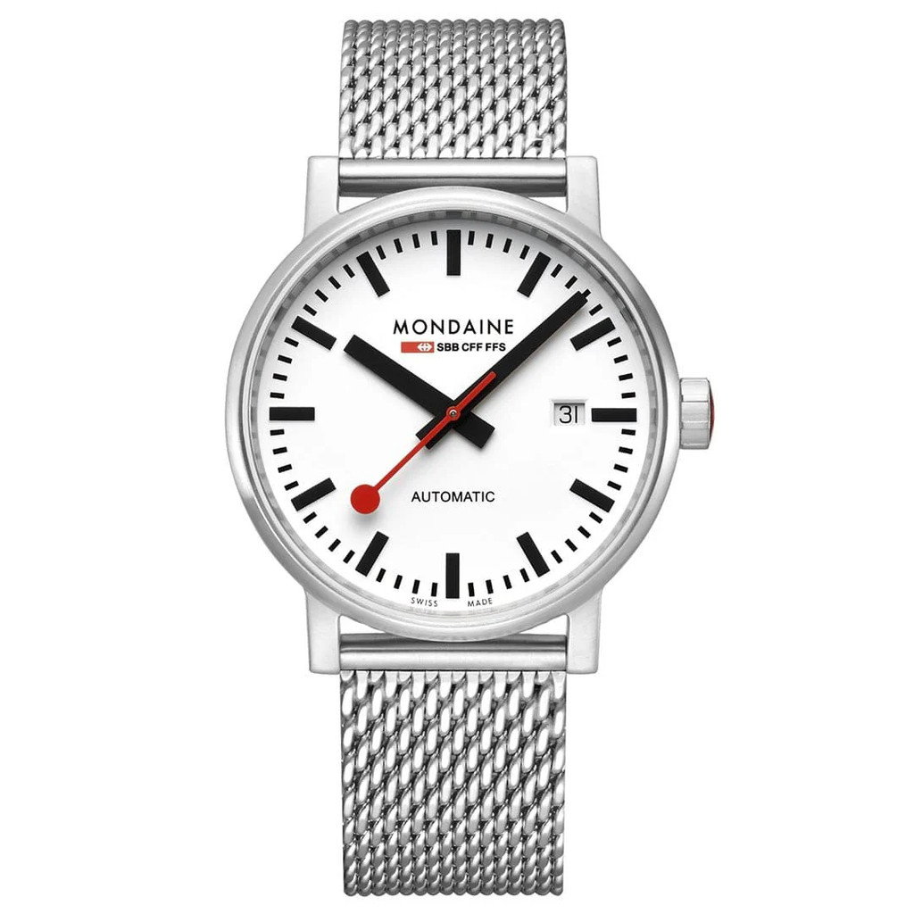 New Collection (ของแท้ประกันช้อป) Mondaine นาฬิกา evo2 Automatic Stainless Steel, 40 mm ราคา 31,500 บาท*ส่งฟรี