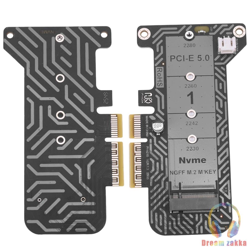 Ph4215 M.2 Pcie Adapter Siêu Tốc Độ 128Gbps Pcie 5.0 Để M.2 Nvme Cạc mạng Đầy Đủ Chiều Cao/Giá Đỡ thả thấp Cho 2230/42/60/80 SSD (Không Cho SATA)