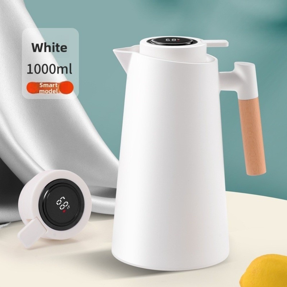 SOUVEN 1 lít Bình giữ nhiệt chân không có nắp Hiển thị nhiệt độ Bình giữ nhiệt thông minh  Lớp lót kính Bình giữ nhiệt - 2