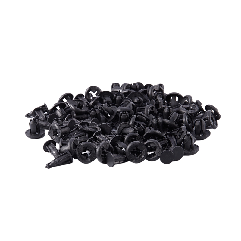 ZhangWen-Car 10mm Hole Dia Plastic Rivets Fastener Push Pin Clips 50PCS