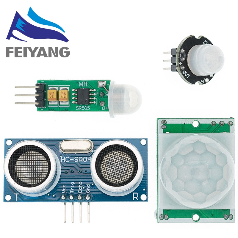 Mô đun cảm biến hồng ngoại HC-SR501 HC-SR505 MH-SR602 HC-SR04 tiện dụng