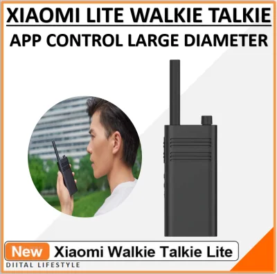 Original New Xiaomi Mi Mijia Walkie Talkie Lite Civil 5Km Intercom Outdoor Handheld Mini Radio Talkie Walkie Work for Mihome app