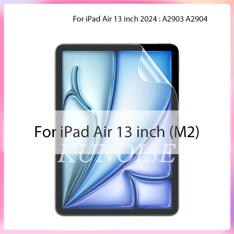 KUNOISE ฟิล์มป้องกันหน้าจอระดับไฮเอนด์สำหรับ iPad Air 13นิ้ว M2ครอบคลุมเต็มหน้าจอป้องกันรอยขีดข่วนทนต่อการสึกหรอ ราคา 71 บาท*ส่งฟรี