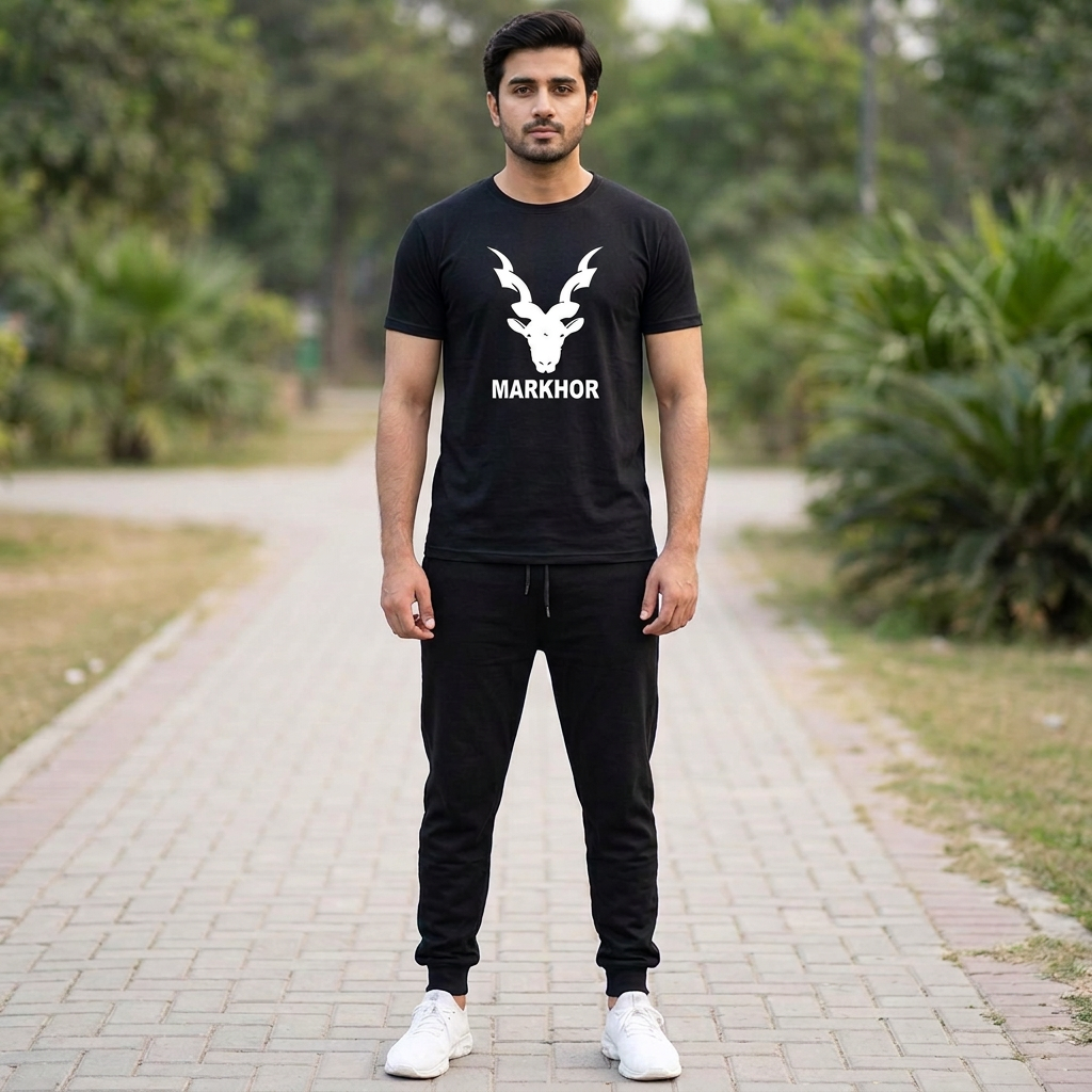 NEW  TRENDY PRINTED TRACKSUIT FOR MEN ROUND NECK HALF SLEEVES T SHIRT & TROUSER FOR MEN & BOY'S BEST ARTICLE OF SUMMER COLLECTION/TRACKSUIT FOR MEN/SUMMER Multicolor TRACKSUIT FOR MEN & BOY'S