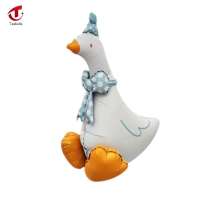 Teabelle 1 cái dễ thương Polka nơ chấm bi phim hoạt hình ngỗng bóng tráng nhôm trang trại chủ đề trang trí cho trẻ em lễ tắm em bé đồ Cung cấp tiệc sinh nhật Quà Tặng