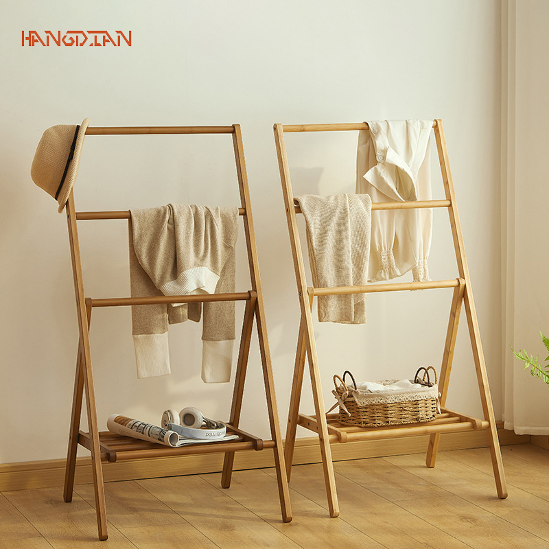 Bedside hangers, clothes racks at night