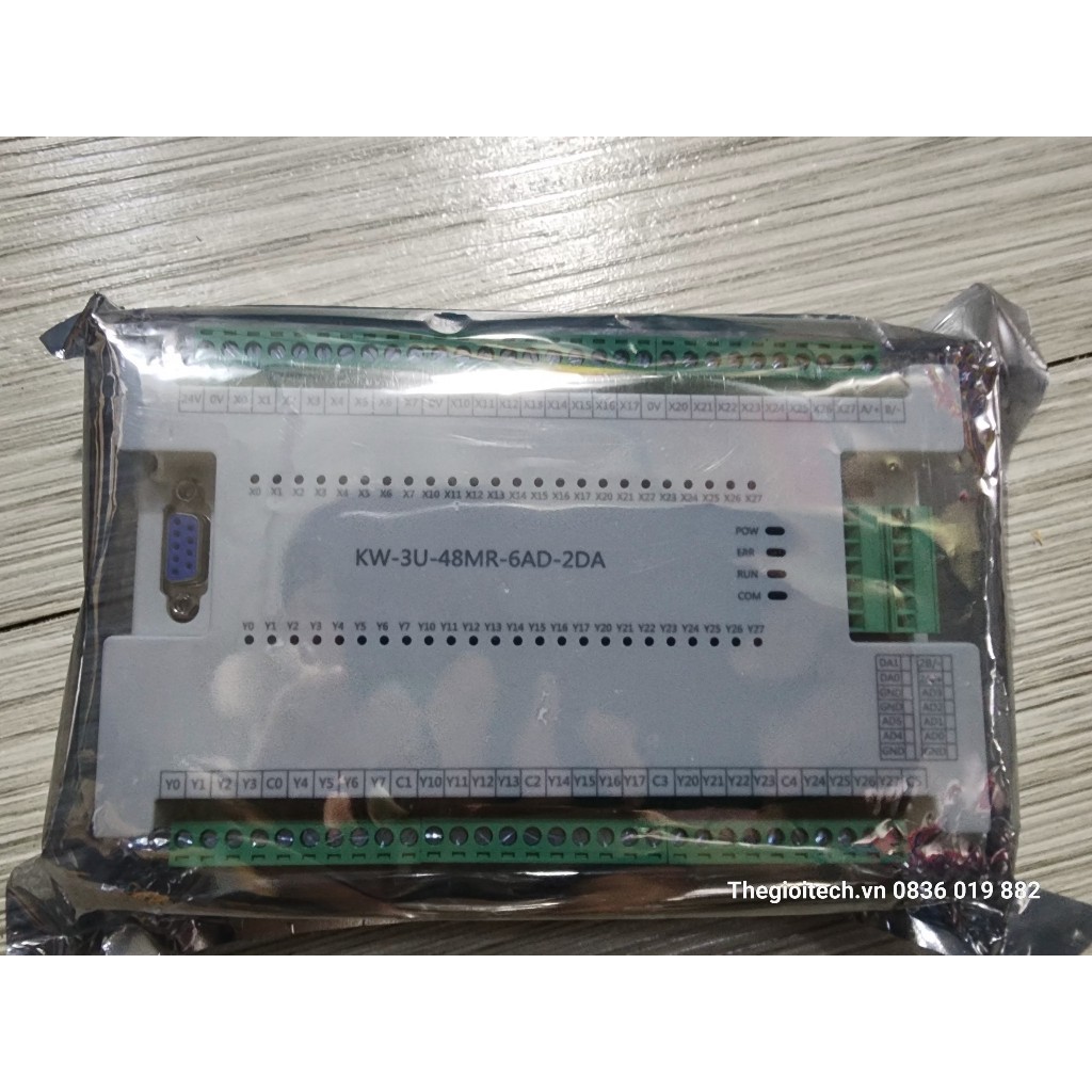 Bộ lập trình PLC LK3U FX3U 14 16 20 24 30 32MT 32MR 48 64 MT MR MRT AD2DA phát xung 4/8 TRỤC RTC Modbus RTU RS485 ADPRW. TGT - KW FX3U-48MR 407