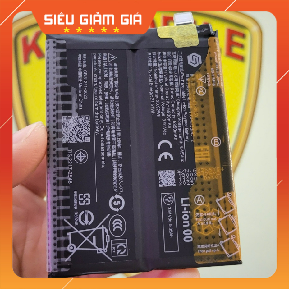 Pin ZIN XM Model BN5Y Dùng Cho Redmi Note 14 Pro (bảo hành 3 tháng)